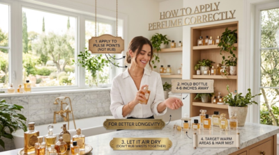 How to Apply Perfume Correctly for Better Longevity